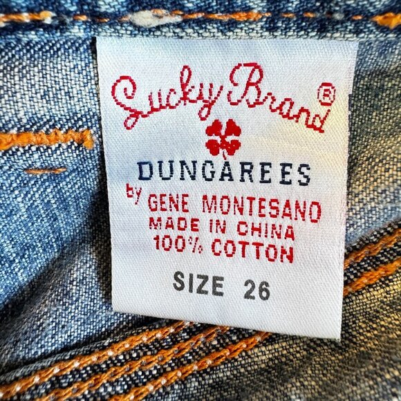 Lucky Brand Vintage Y2K Denim Maxi Pencil Skirt with Long Slit Pockets Waist 30 - Picture 11 of 13